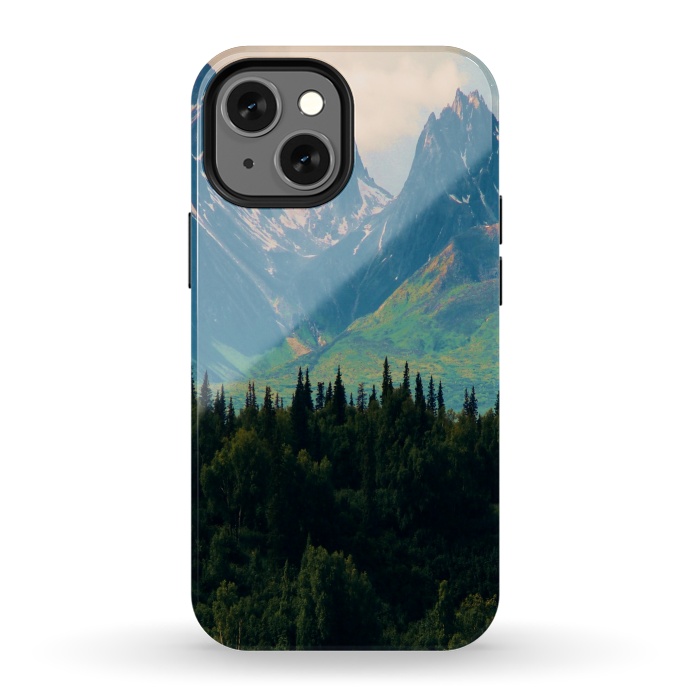 iPhone 13 mini StrongFit Escaping from woodland heights II by ''CVogiatzi.