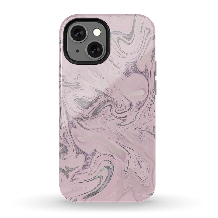 iPhone 13 mini StrongFit Retro Style Marble Soft Pastel 2 by Andrea Haase