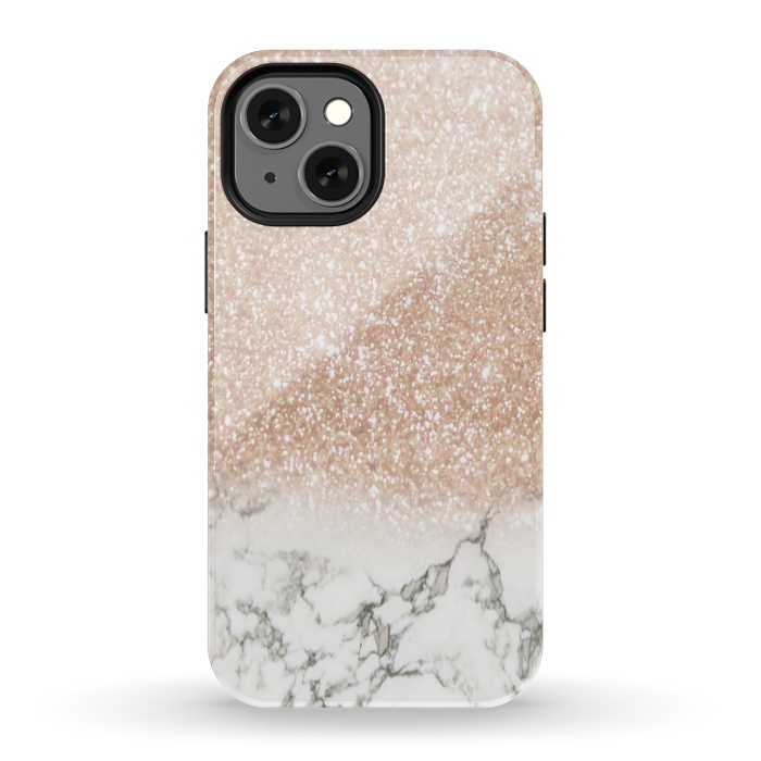 iPhone 13 mini StrongFit Marble & Stardust Ombre by ''CVogiatzi.