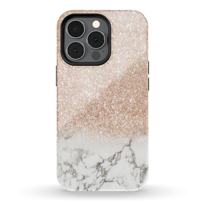 iPhone 13 pro StrongFit Marble & Stardust Ombre by ''CVogiatzi.