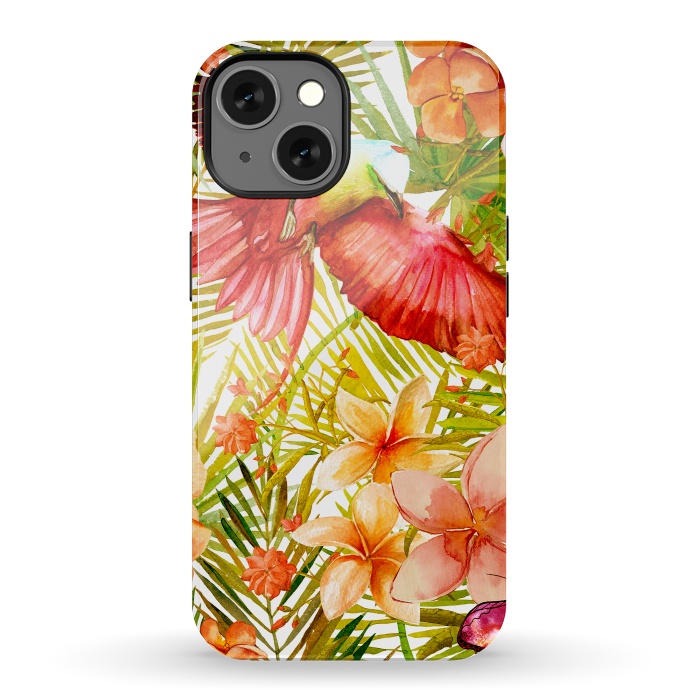 iPhone 13 StrongFit Tropical Bird in Jungle by  Utart