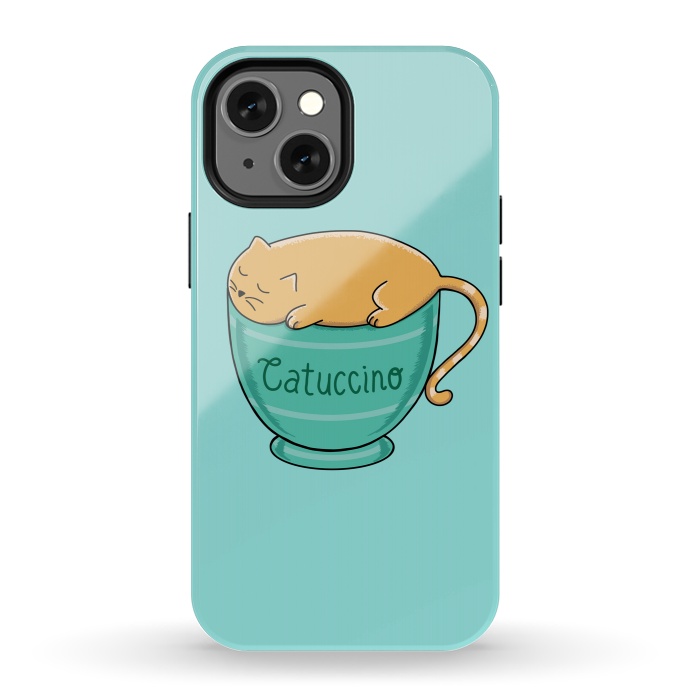 iPhone 13 mini StrongFit Cattuccino by Coffee Man