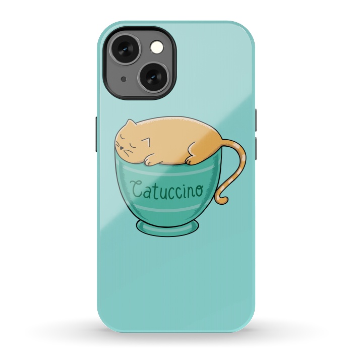 iPhone 13 StrongFit Cattuccino by Coffee Man