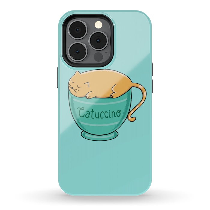iPhone 13 pro StrongFit Cattuccino by Coffee Man