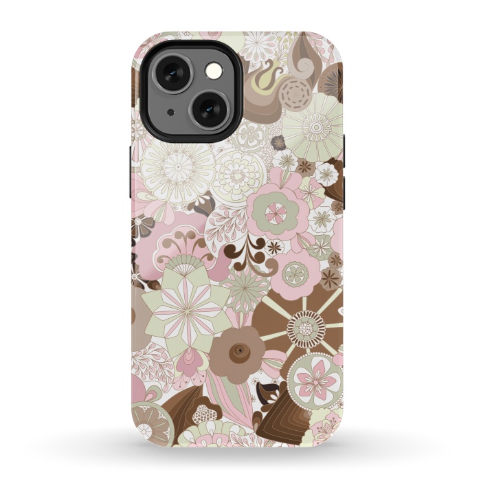 iPhone 13 mini StrongFit Flowers, Flowers Everywhere by Paula Ohreen