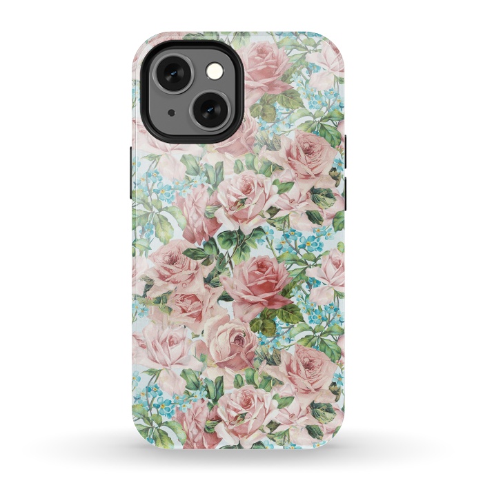 iPhone 13 mini StrongFit Retro Flower Dream by  Utart