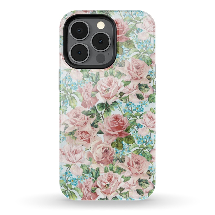 iPhone 13 pro StrongFit Retro Flower Dream by  Utart