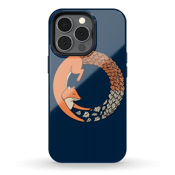 iPhone 13 pro StrongFit Fox Circle 2 by Coffee Man