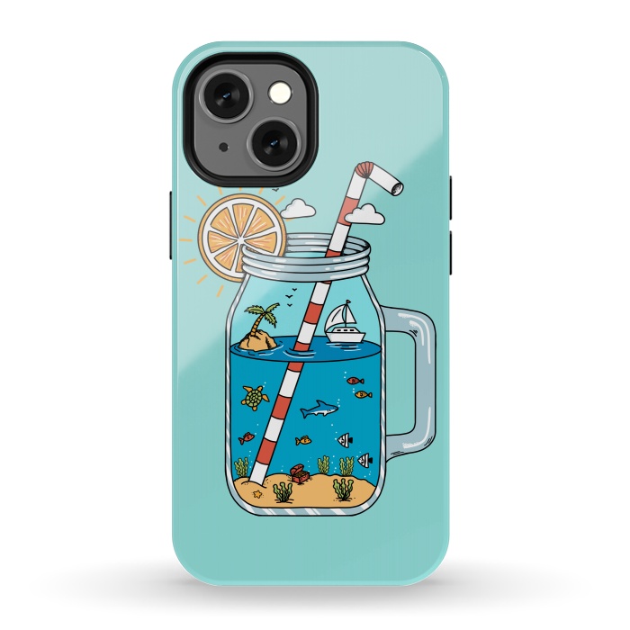 iPhone 13 mini StrongFit Drink Landscape by Coffee Man