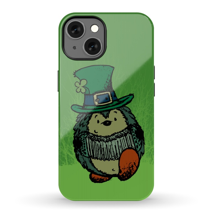 iPhone 13 StrongFit ST.PATRICK HEDGEHOG by Mangulica