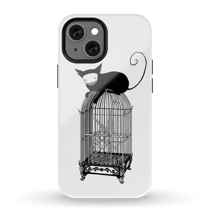 iPhone 13 mini StrongFit Cages by Laura Nagel