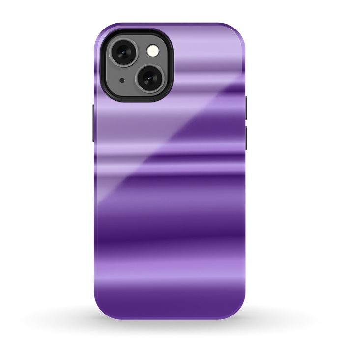 iPhone 13 mini StrongFit Shiny Purple by Andrea Haase