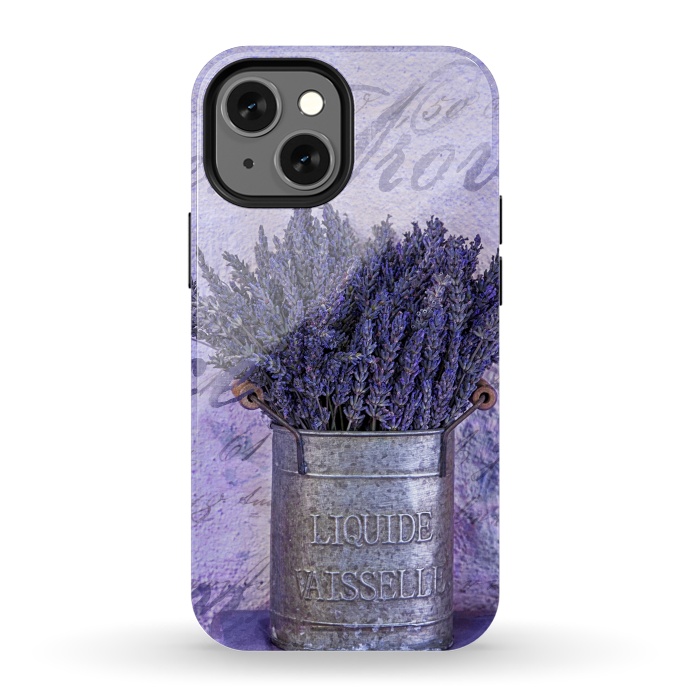 iPhone 13 mini StrongFit Lavender Bouquet In Tin Can by Andrea Haase