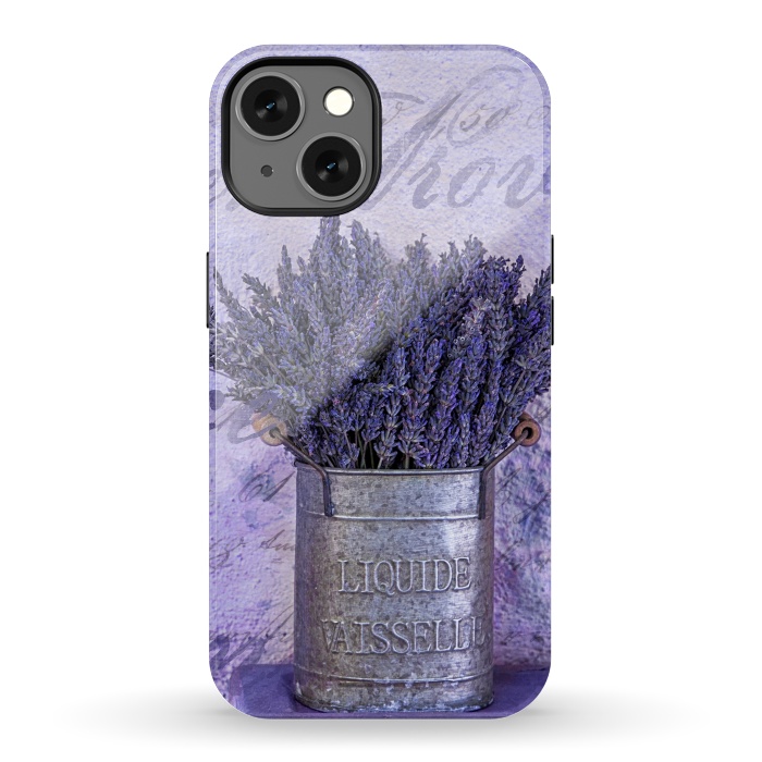 iPhone 13 StrongFit Lavender Bouquet In Tin Can by Andrea Haase