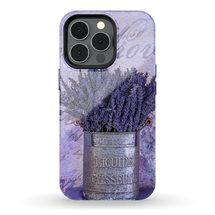 iPhone 13 pro StrongFit Lavender Bouquet In Tin Can by Andrea Haase