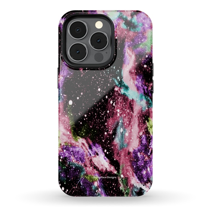 iPhone 13 pro StrongFit Cotton Candy Galaxy by Gringoface Designs