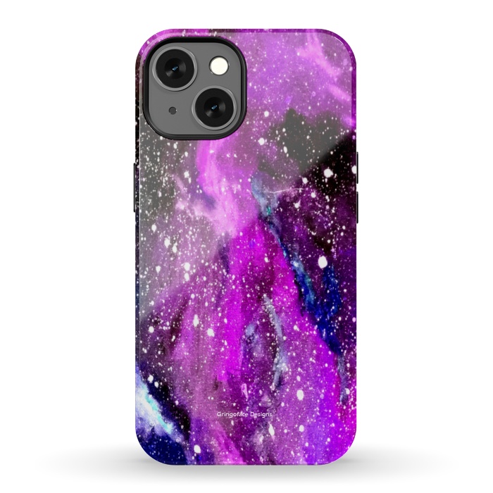 iPhone 13 StrongFit Ultraviolet Galaxy by Gringoface Designs