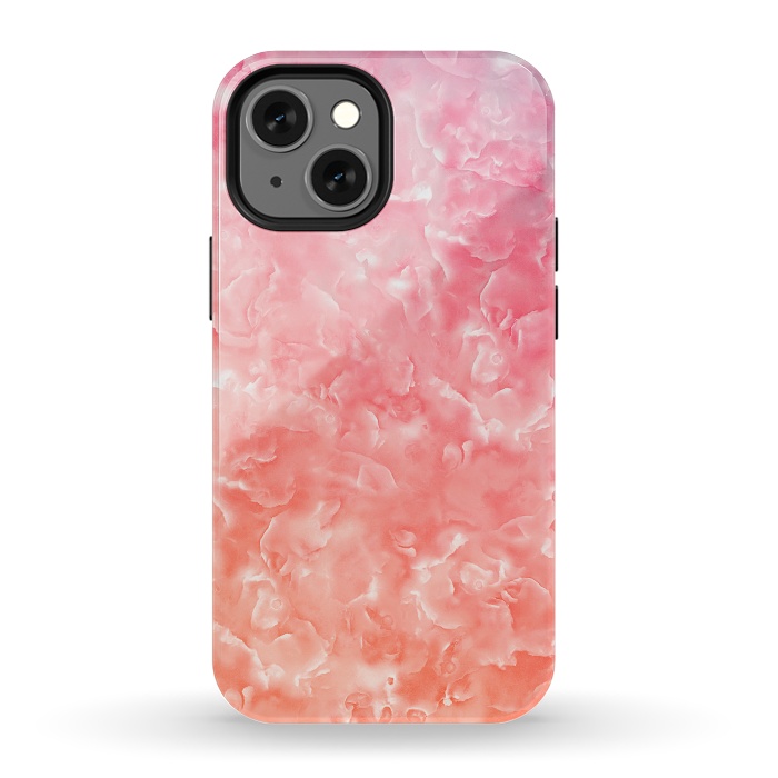 iPhone 13 mini StrongFit Pink Mother of Pearl Pattern by  Utart