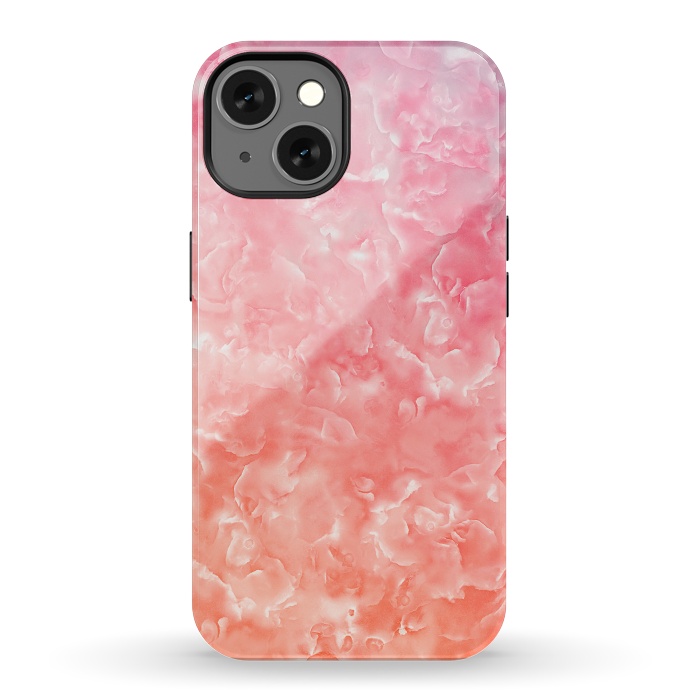 iPhone 13 StrongFit Pink Mother of Pearl Pattern by  Utart