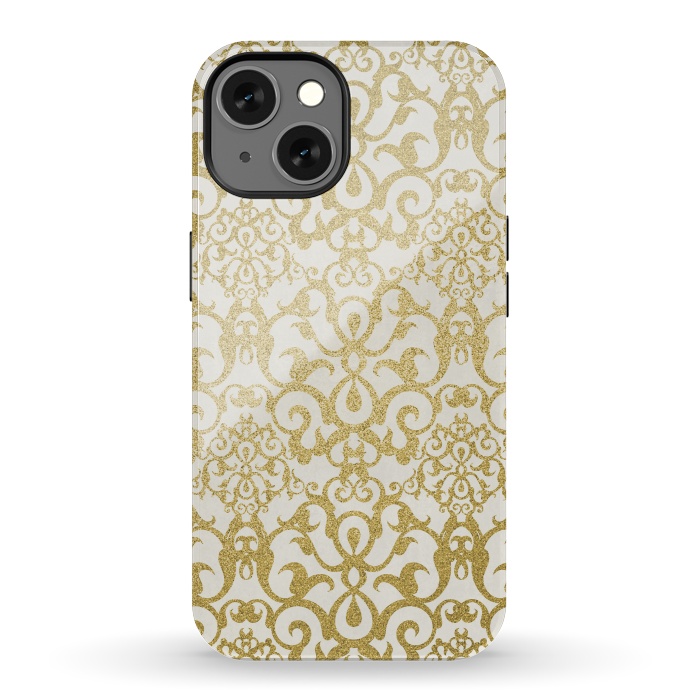 iPhone 13 StrongFit Golden Ornament Elegance by Andrea Haase