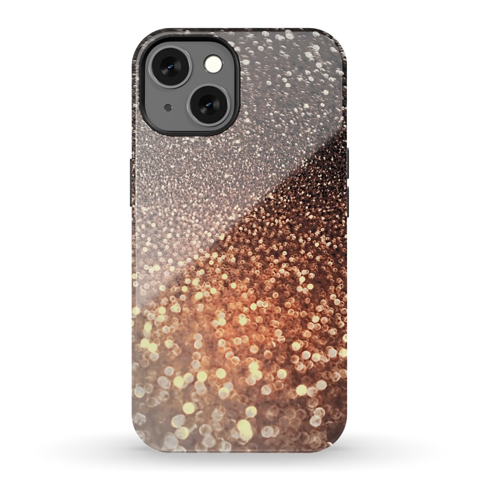 iPhone 13 StrongFit Cappuccino Glitter by  Utart