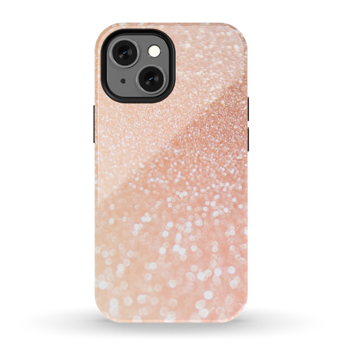 iPhone 13 mini StrongFit Rose Blush Glitter by  Utart