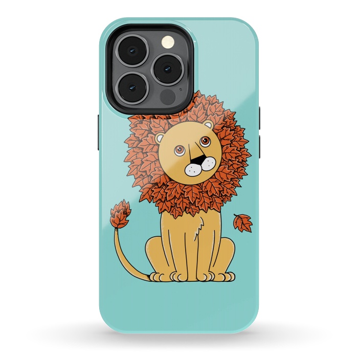 iPhone 13 pro StrongFit Lion by Coffee Man