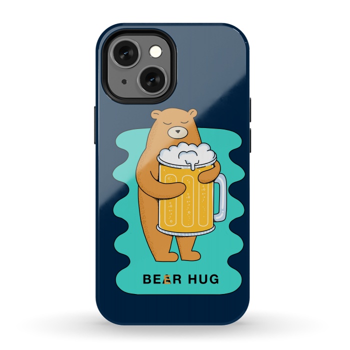 iPhone 13 mini StrongFit Beer Hug by Coffee Man