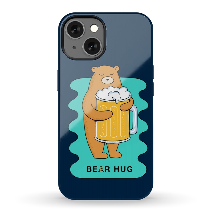 iPhone 13 StrongFit Beer Hug by Coffee Man