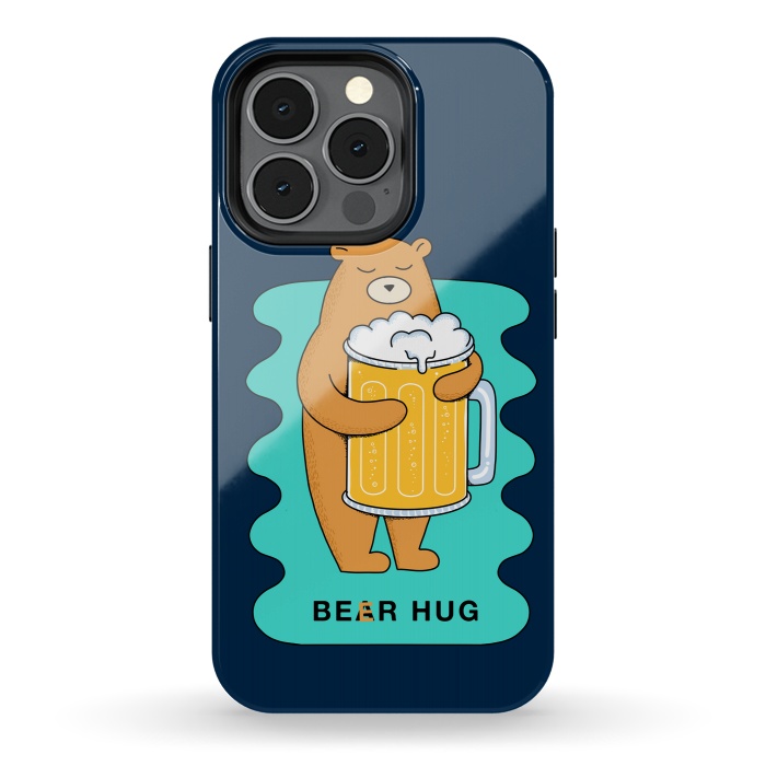 iPhone 13 pro StrongFit Beer Hug by Coffee Man