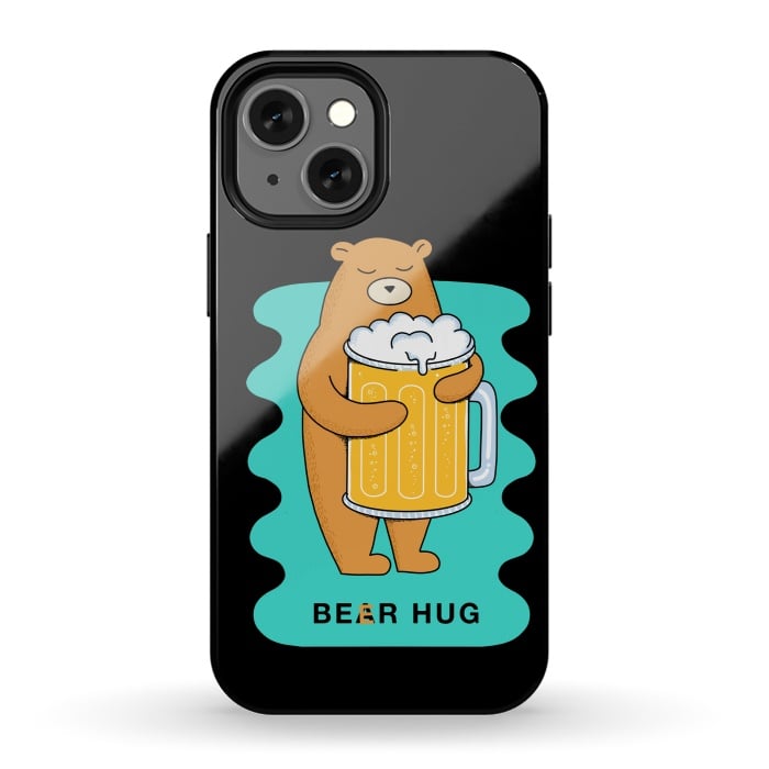 iPhone 13 mini StrongFit Beer Hug 2 by Coffee Man