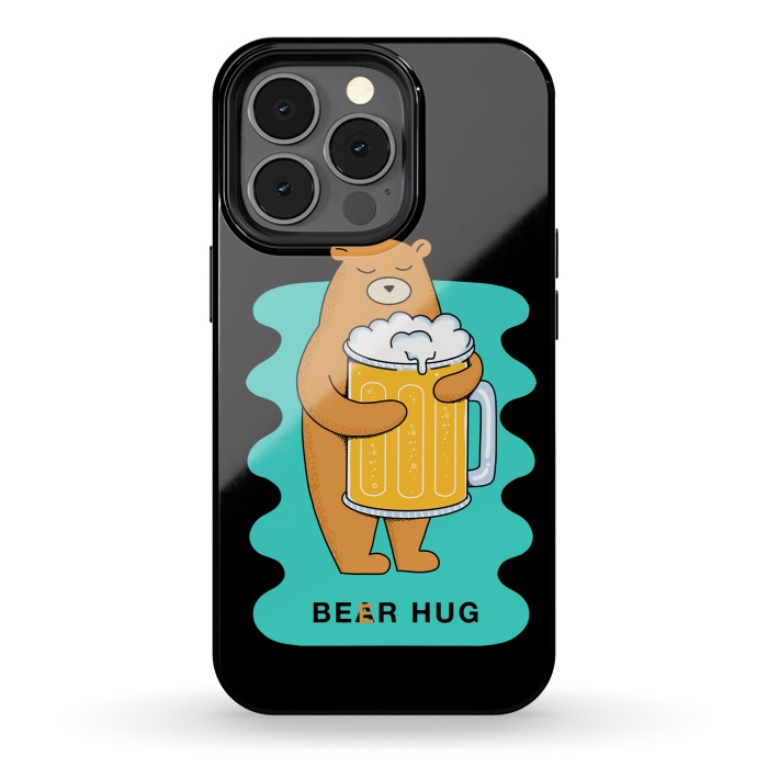 iPhone 13 pro StrongFit Beer Hug 2 by Coffee Man