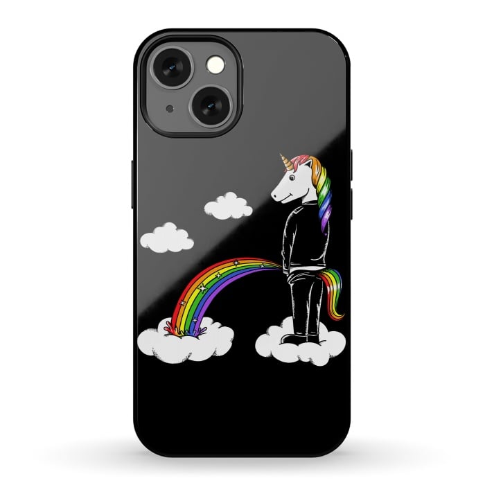 iPhone 13 StrongFit Unicorn Rainbow by Coffee Man