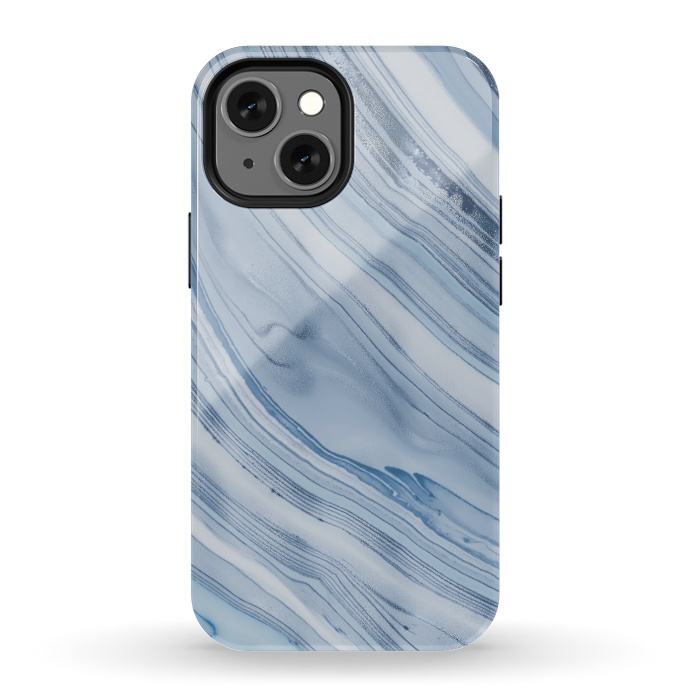 iPhone 13 mini StrongFit Blue Marble Elegance 2 by Andrea Haase