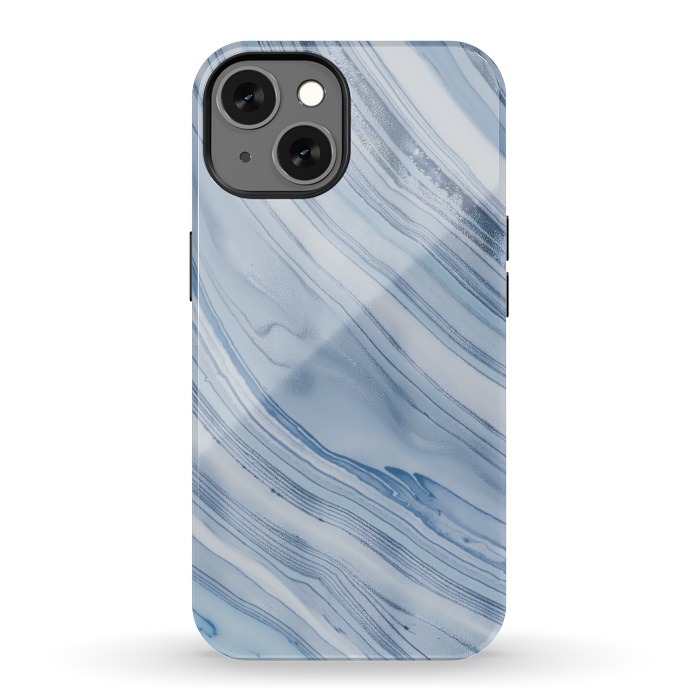 iPhone 13 StrongFit Blue Marble Elegance 2 by Andrea Haase