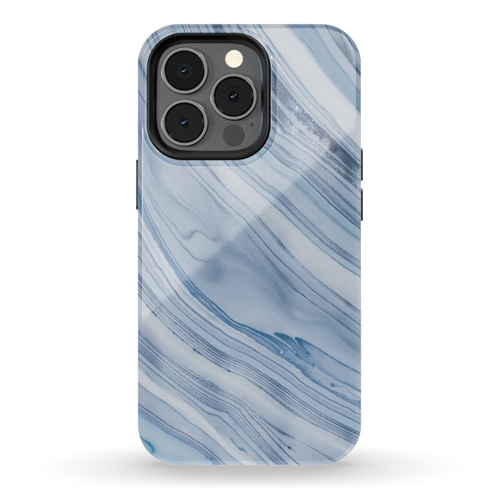 iPhone 13 pro StrongFit Blue Marble Elegance 2 by Andrea Haase