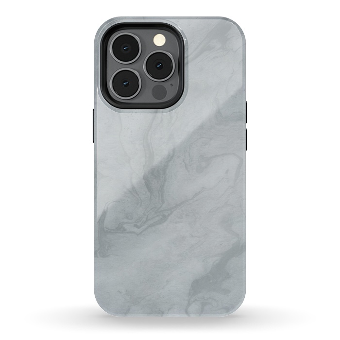 iPhone 13 pro StrongFit Gray Marble 2 by Andrea Haase