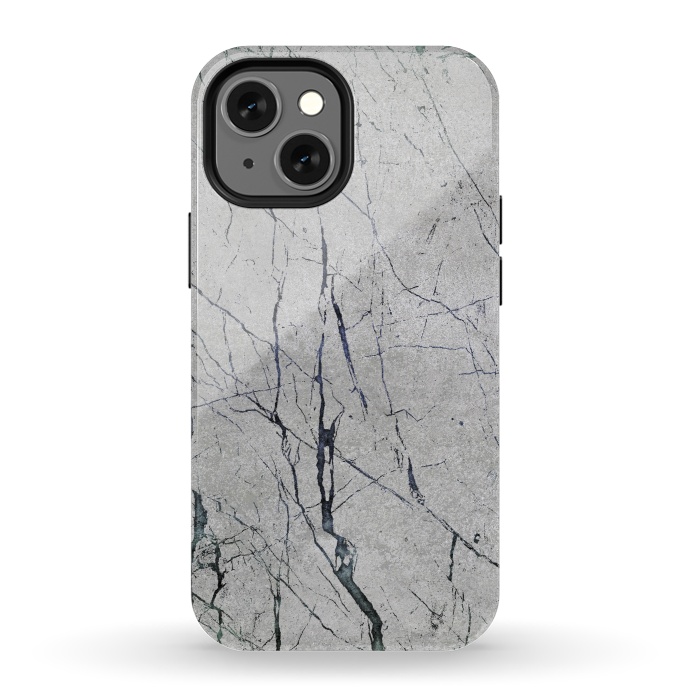 iPhone 13 mini StrongFit Marbled Concrete by Andrea Haase