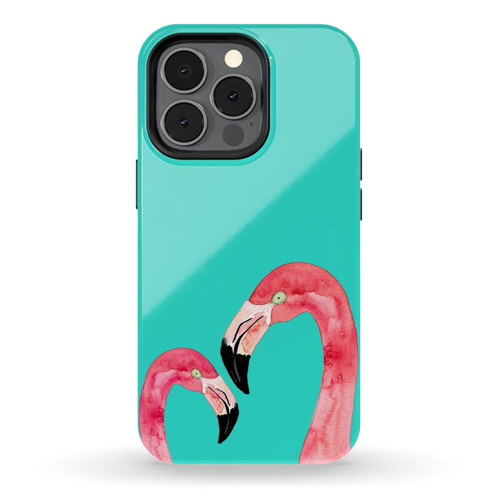 iPhone 13 pro StrongFit Love In Pink by Amaya Brydon