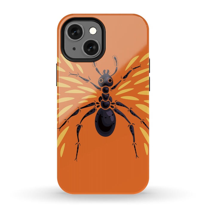iPhone 13 mini StrongFit Winged Ant  Abstract Art by Boriana Giormova