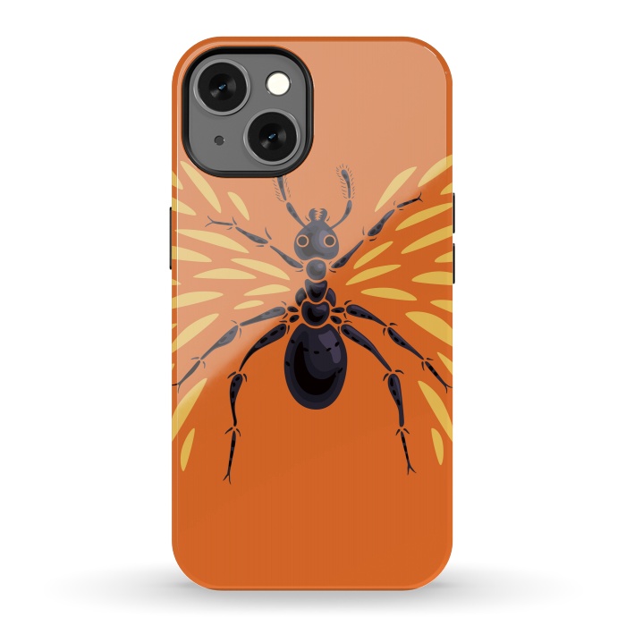 iPhone 13 StrongFit Winged Ant  Abstract Art by Boriana Giormova