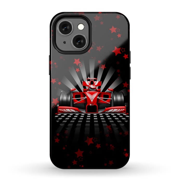iPhone 13 mini StrongFit Formula 1 Red Race Car by BluedarkArt