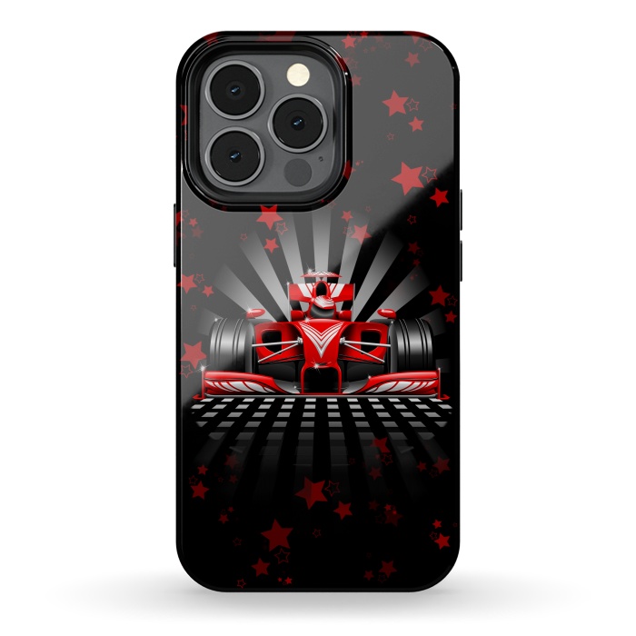 iPhone 13 pro StrongFit Formula 1 Red Race Car by BluedarkArt