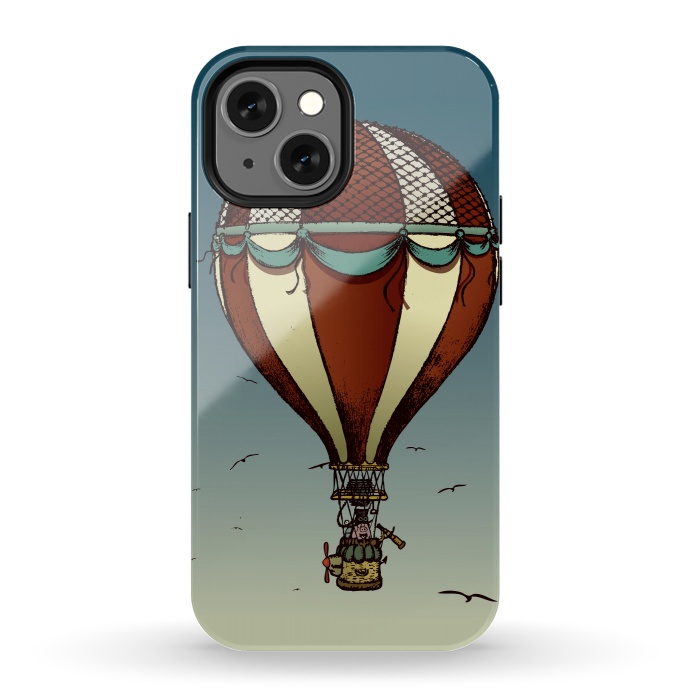 iPhone 13 mini StrongFit Fantastic voyage of Mr.Pig by Mangulica