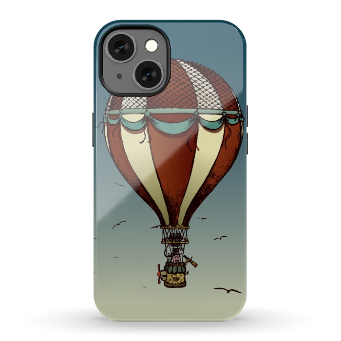 iPhone 13 StrongFit Fantastic voyage of Mr.Pig by Mangulica