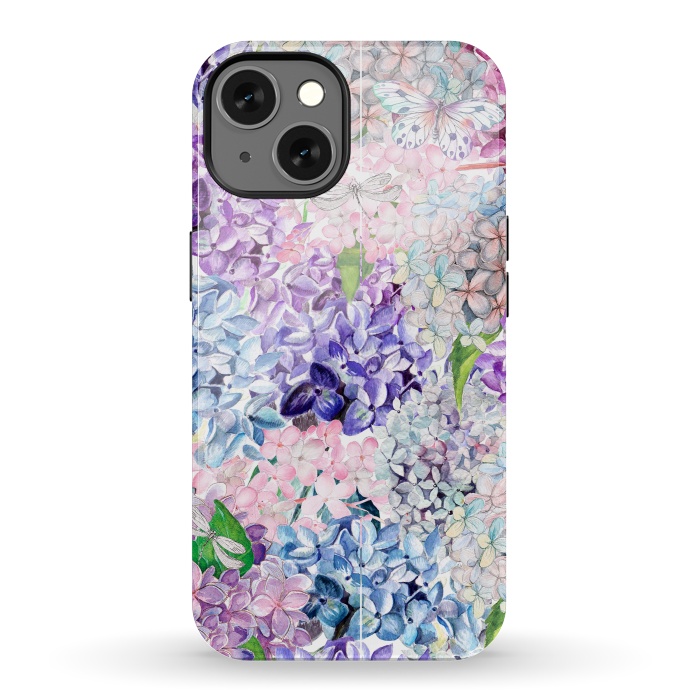 iPhone 13 StrongFit Purple Vintage Lilacs  by  Utart