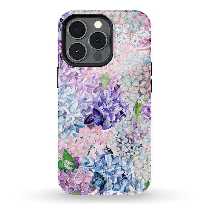 iPhone 13 pro StrongFit Purple Vintage Lilacs  by  Utart