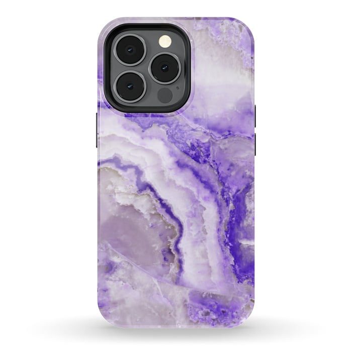 iPhone 13 pro StrongFit Ultra Violet Veined Marble by  Utart