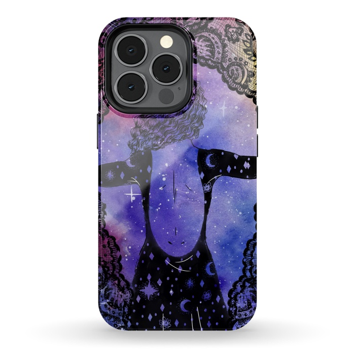iPhone 13 pro StrongFit Cosmic Hope by DejaDrewit