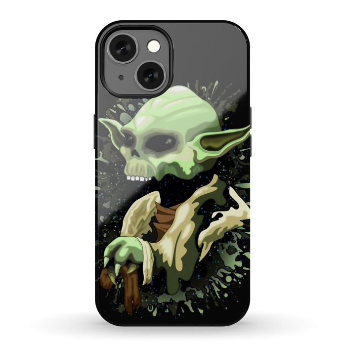 iPhone 13 StrongFit Yoda Jedi Master Skull by BluedarkArt